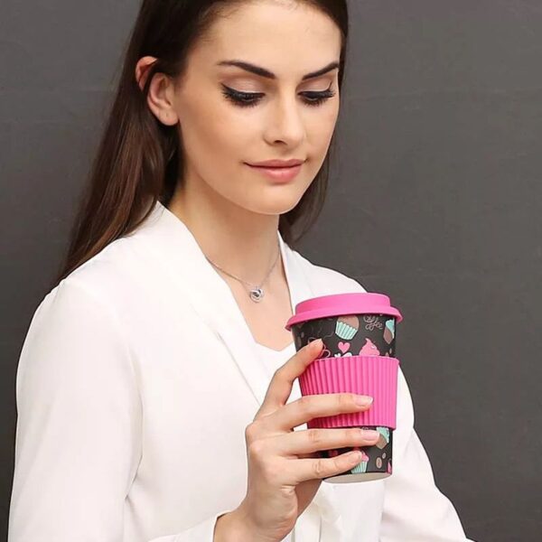 cupcake Mugs en fibra de trigo